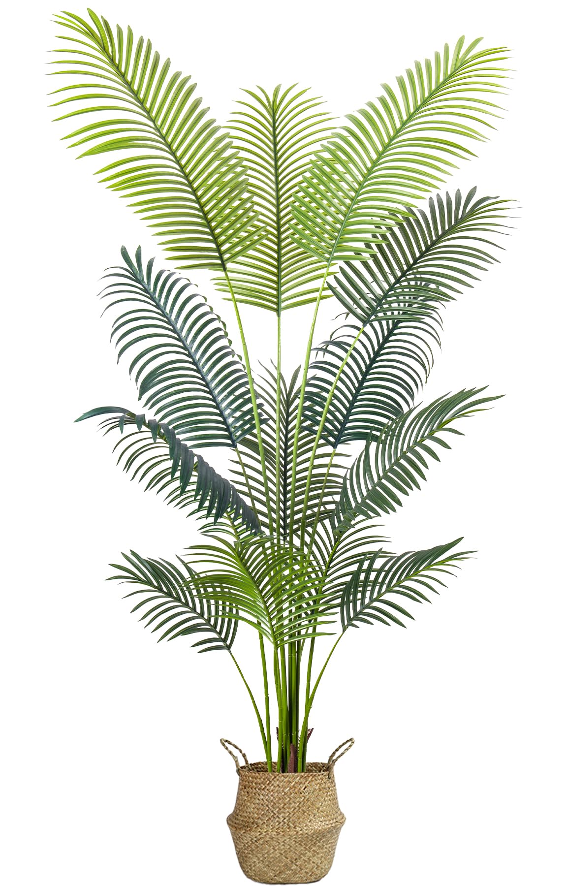 Anyact Artificial Palm Tree - Faux Tropical Areca Floor Plant in Pot - Artificial Silk Plant for Home Office Living Room Decor Indoor