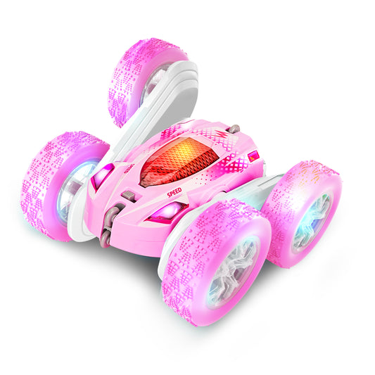 Mibescal Remote control stunt car(pink)