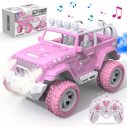 Mibescal Pink Remote Control Jeep