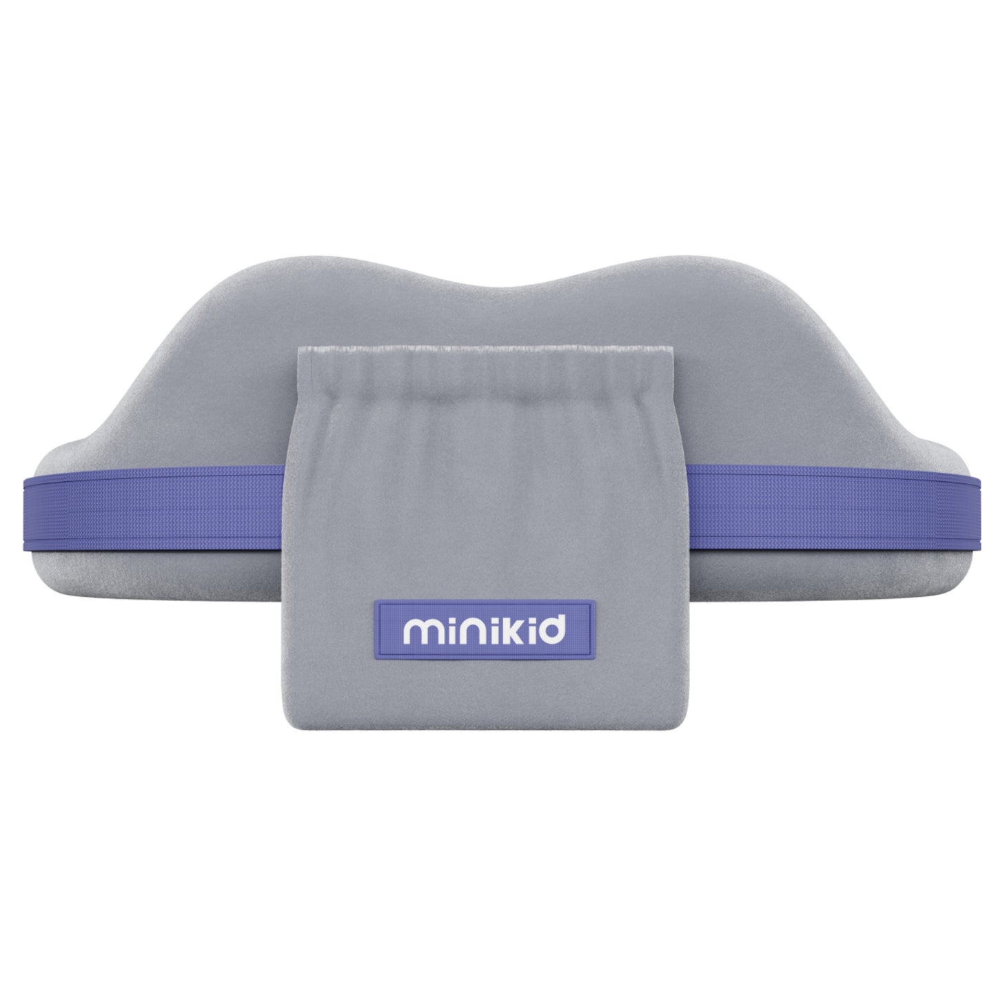 Minikid Safety Fence Nursing Pillow,Firm & Springy Memory Foam, Wider Breastfeeding Cushion, Adjustable, Removable Cover