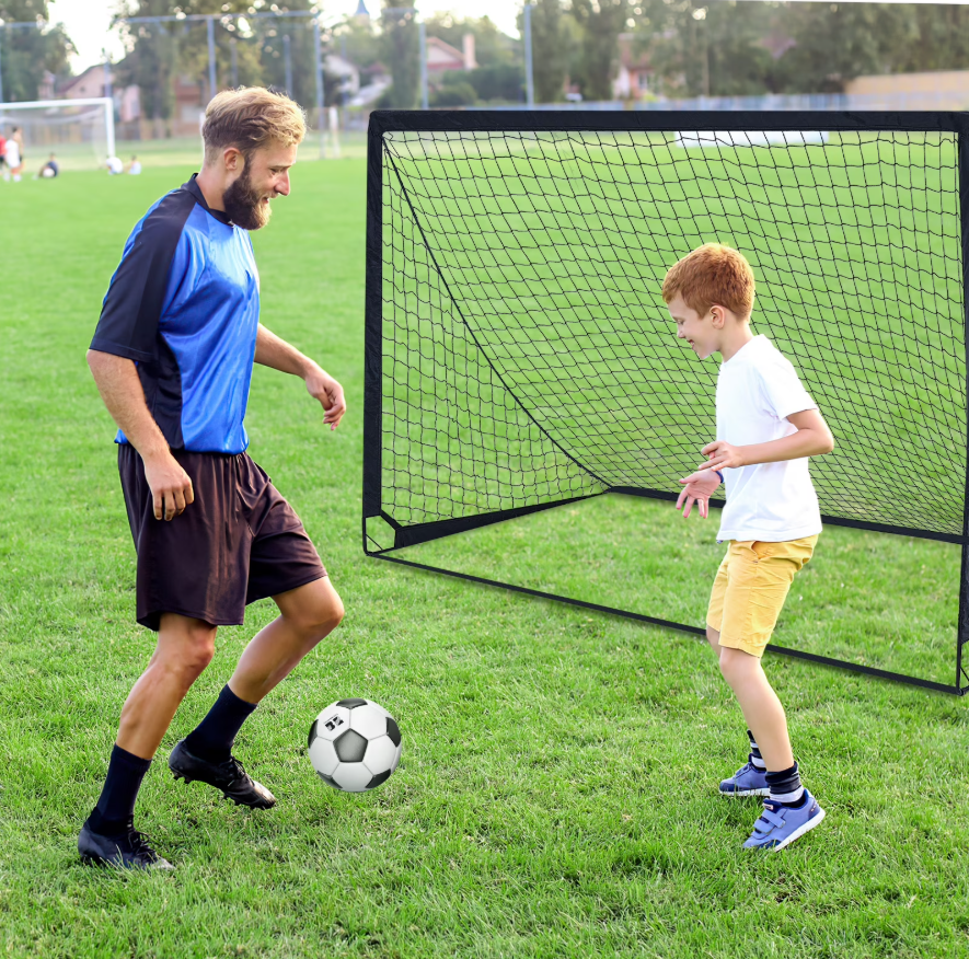 Vipuse 2 Pack 4x3ft Soccer Goals&Ball Set for Kids/Teenagers, Portable Pop Up Training Kits for Backyard/Outdoors