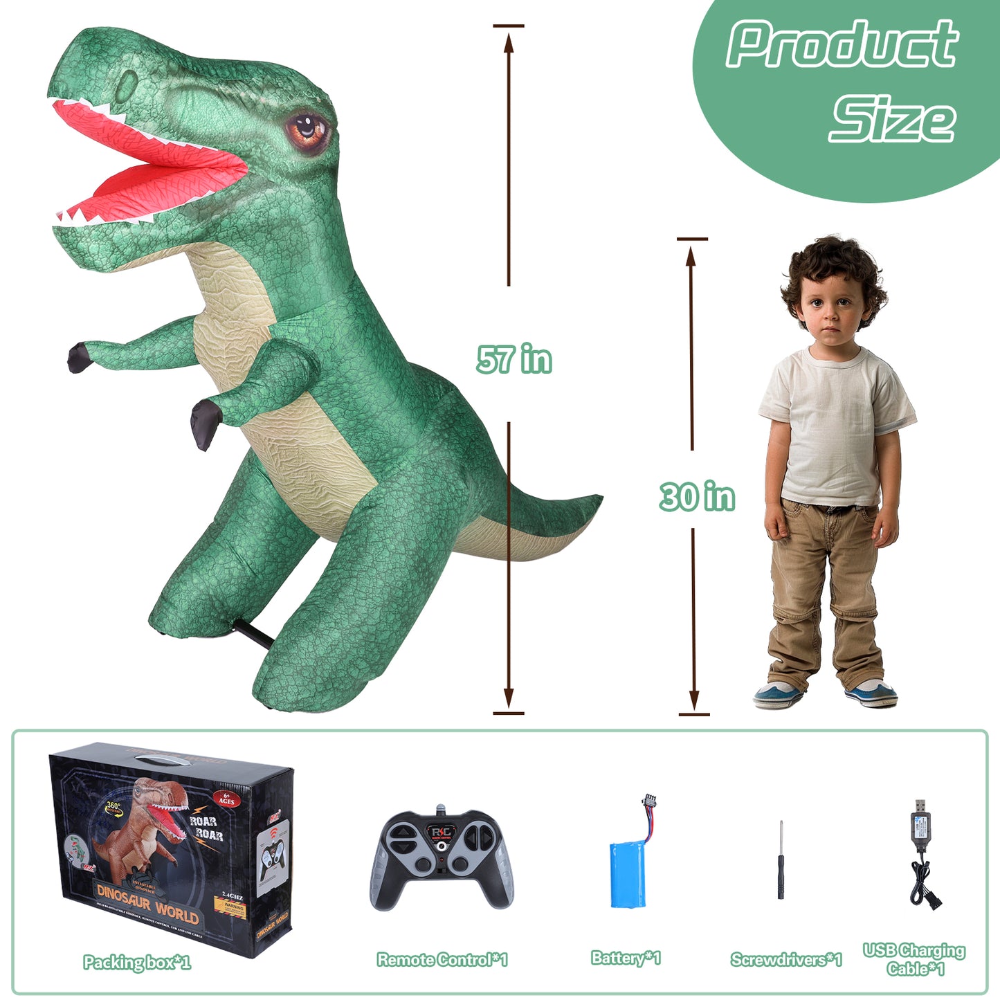 Mibescal remote control dinosaur