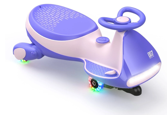 Wiggle car for kid with Pedal, Purple