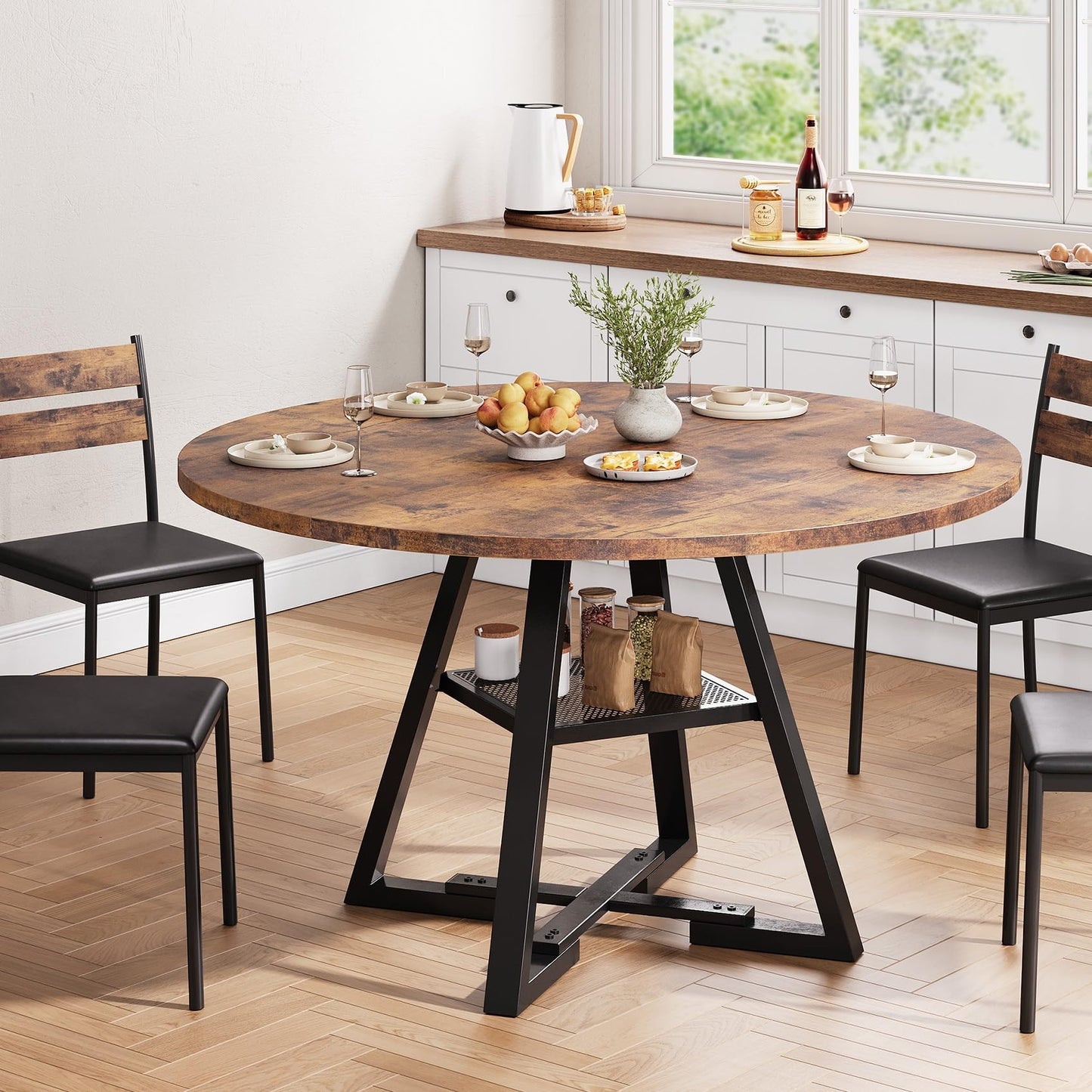 https://www.walmart.com/ip/Nifamembo-Round-Dining-Table-4-Mid-Century-Modern-Circle-Wood-Grain-Tabletop-Kitchen-Room-Metal-Legs-Home/14682671835