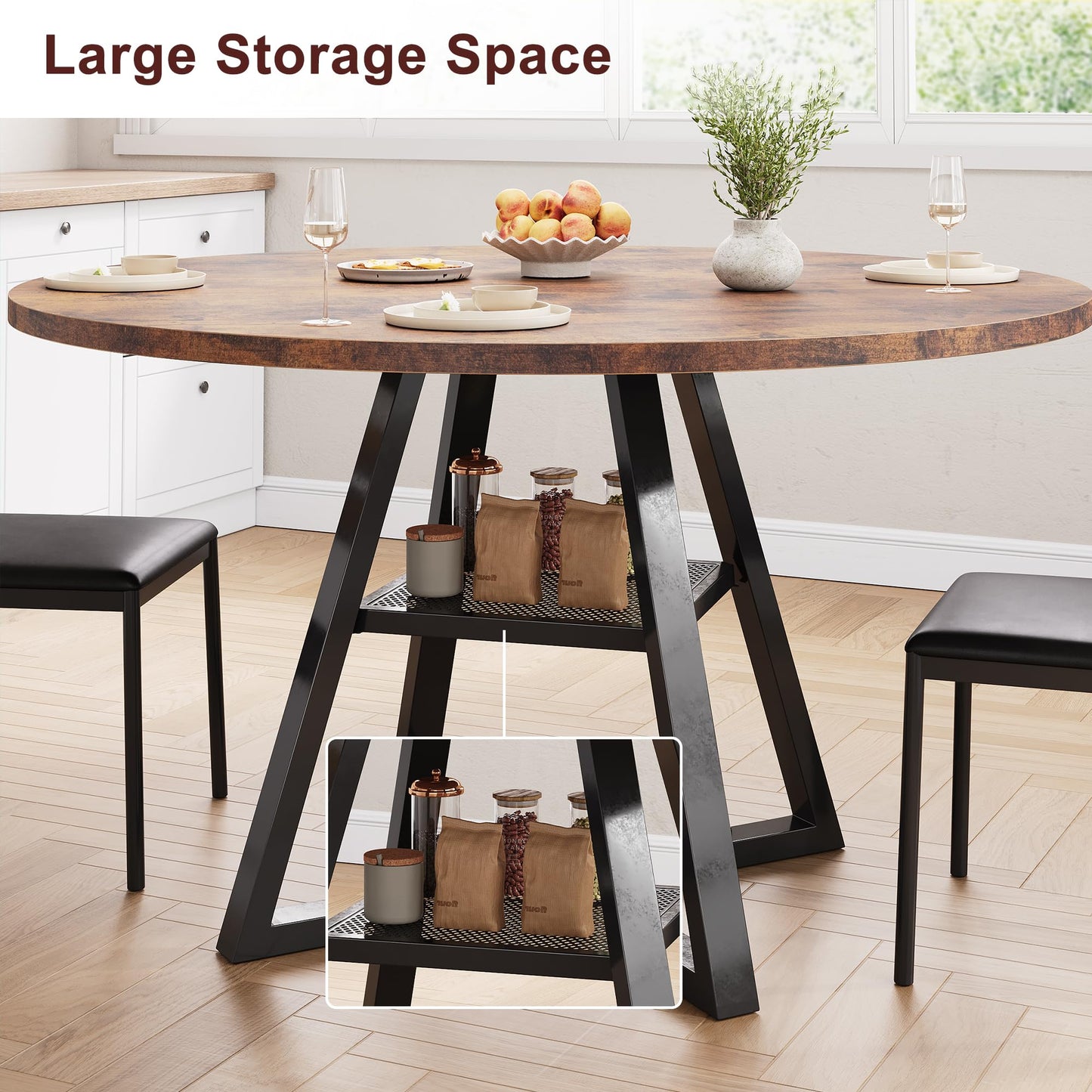 https://www.walmart.com/ip/Nifamembo-Round-Dining-Table-4-Mid-Century-Modern-Circle-Wood-Grain-Tabletop-Kitchen-Room-Metal-Legs-Home/14682671835